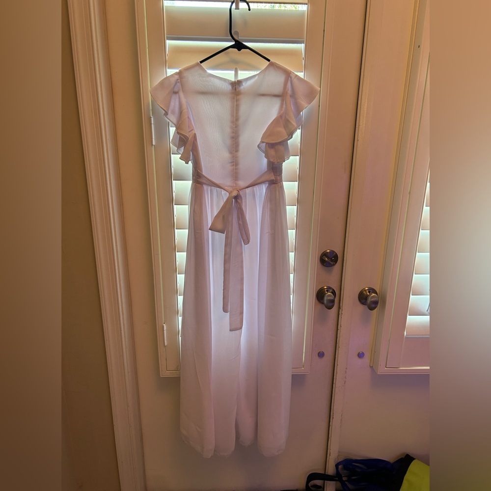 Large size 12 girls white dress worn once